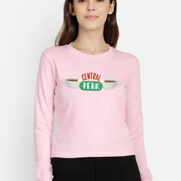 Free Authority Women Pink Friends Printed Sweatshirt-picture-28
