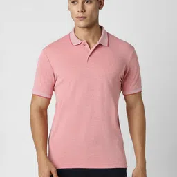 Van Heusen Flex Men Solid Polo Collar T-shirt-image-5