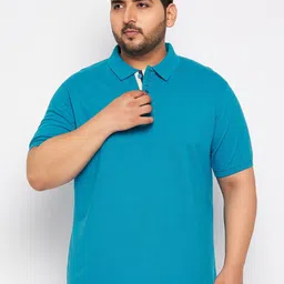 Club York Plus Size Polo Collar T-shirt-picture-35