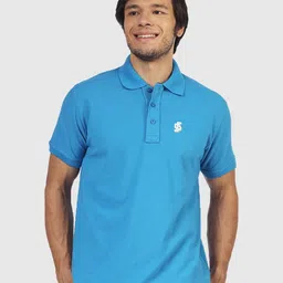 Greylongg Polo Collar Short Sleeves T-shirt-picture-23