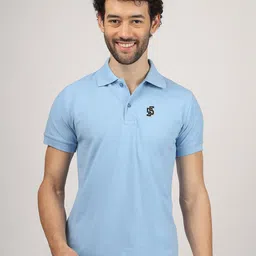 Greylongg Polo Collar Cotton T-shirt-picture-18