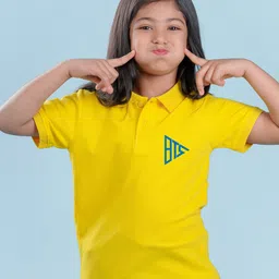 NUSYL Girls BTS Printed Polo Collar T-shirt-picture-28