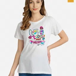 CHOZI Pack of 2 Graphic Printed Cotton T-shirt-picture-38
