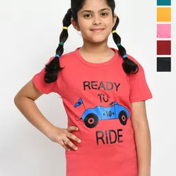 BAESD Pack of 6 Graphic Printed Cotton T-shirt image 1