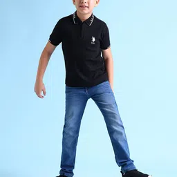 U.S. Polo Assn. Kids Boys Polo Collar Pure Cotton T-shirt image 1