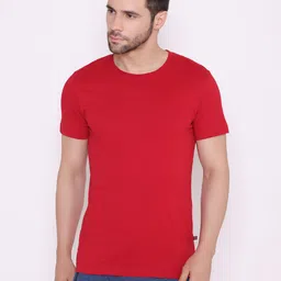 BODYACTIVE Men Maroon Cotton T-shirt-picture-39
