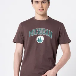 Red Tape Typography Printed Pure Cotton T-shirt-picture-25