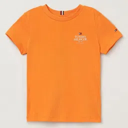Tommy Hilfiger Boys Printed Round Neck Cotton T-Shirt-picture-13