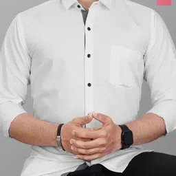 Tanip Men Comfort Sheer Casual Shirt-image-6