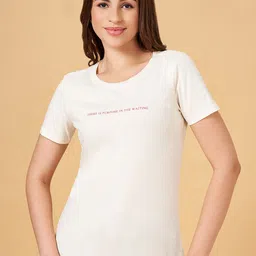 Honey by Pantaloons Typography Printed Short Sleeves Cotton T-shirt-picture-21