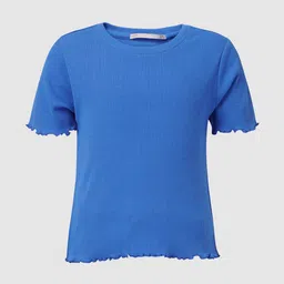 KIDS ONLY Girls Blue Solid T-shirt-picture-31