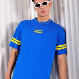 The Indian Garage Co Typography Printed Cotton Boxy T-shirt-picture-15