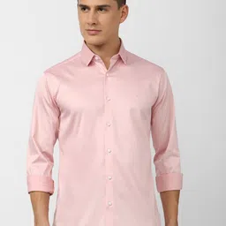 van heusen V Dot Slim Fit Spread Collar Opaque Casual Shirt-picture-12