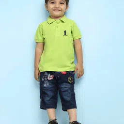 NUSYL Kids Polo Collar Short Sleeves T-shirt-picture-52