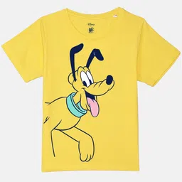 YK Disney Boys Goofy Printed Pure Cotton Cut Outs T-shirt-image-69