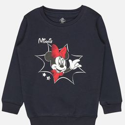 Bodycare Kids Girls Minnie Mouse Printed Fleece Sweatshirt-picture-45