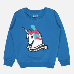 Bodycare Kids Girls Unicorn Printed Fleece Pullover-picture-22