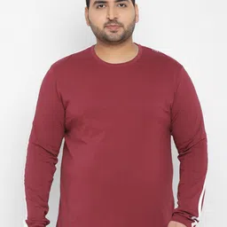 Urbano Plus Round Neck Long Sleeves Pure Cotton T-shirt-picture-37