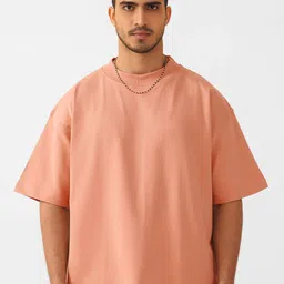 MISCHIEF MONKEY Men V-Neck Raw Edge T-shirt image 1