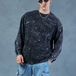 Bewakoof Heavy Duty Round Neck Cotton Oversized T-shirt-image-86