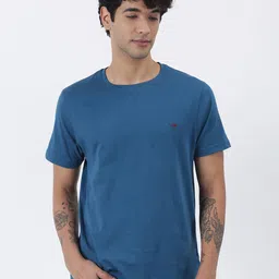 Red Flame Round Neck Short Sleeve Pure Cotton T-shirt-image-82