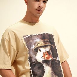 HIGHLANDER Men Graphic Printed Round Neck T-shirt-picture-34
