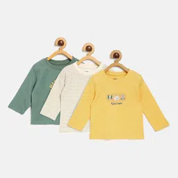 MINI KLUB Set Of 3 Boys Multicoloured Striped T-shirt-picture-45