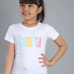 3PIN Girls Typography Printed Round Neck T-shirt-picture-20
