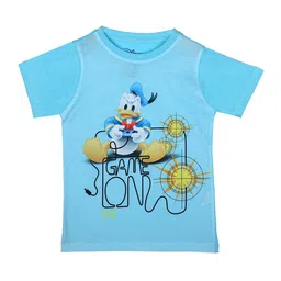 Disney by Wear Your Mind Boys Blue Mickey Mouse Family Printed T-shirt-picture-23