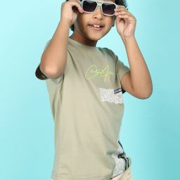 V-Mart Boys Typography Printed Cotton T-shirt-picture-46