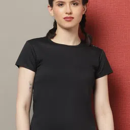 Friskers Round Neck Short Sleeves Slim Fit Running T-shirt-picture-31