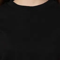 Rigo Round Neck Crop Fleece Sweatshirt image 3