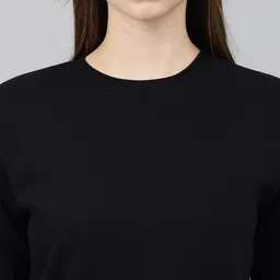 COLOR CAPITAL Round Neck Drop Shoulder Pullover image 5