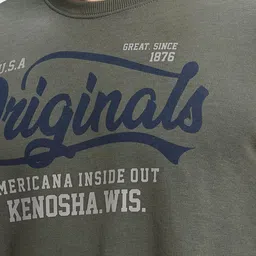 Jockey Men Printed Long Sleeves Round Neck Sweatshirt image 2