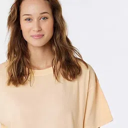 MISCHIEF MONKEY Drop-Shoulder Sleeves Cotton Oversized T-shirt image 3