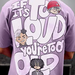 Maniac Printed Round Neck Oversized T-shirt image 2
