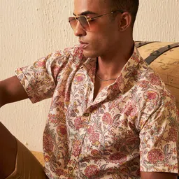 DENNISON Men Smart Block Printed Casual Shirt image 4