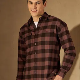 DENNISON Smart Buffalo Checks Cotton Checked Casual Shirt image 2