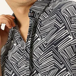 Mast & Harbour Men Classic Opaque Printed Casual Shirt image 2