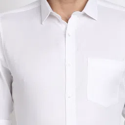 Turtle Modern Slim Fit Spread Collar Pure Cotton Formal Shirt image 2