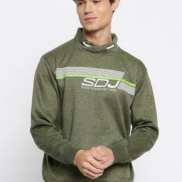 Duke Mock Collar Printed Pullover Sweatshirt image 4