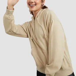 Styli Women Hooded Cotton Pullover Sweatshirt image 2