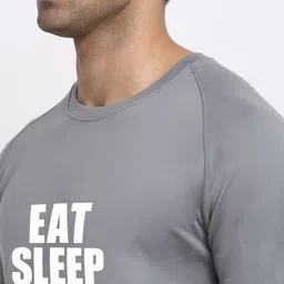 Friskers Men Silver-Toned Printed Sweatshirt image 5