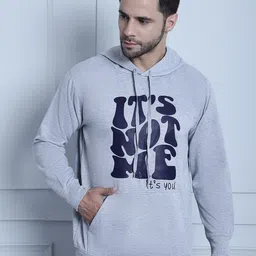 mack jonney VIMAL JONNEY Pack Of 2 Typography Printed Fleece Sweatshirt image 2