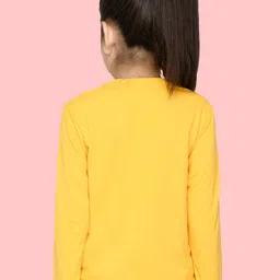 NUSYL Girls Graphic Printed T-shirt image 2