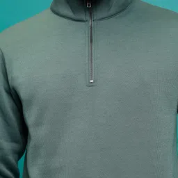 HIGHLANDER High Neck Half Zip Pullover Sweatshirt image 2