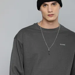 R.Code by The Roadster Life Co. Men Long Sleeve Oversized Pullover image 2