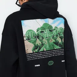 Trendyol Graphic Printed Hooded Pullover image 2