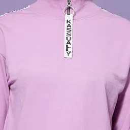 KASSUALLY Mock Collar Pullover Sweatshirt image 2