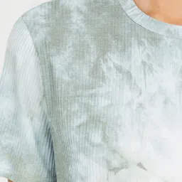 Styli Green Floral Print Top image 2